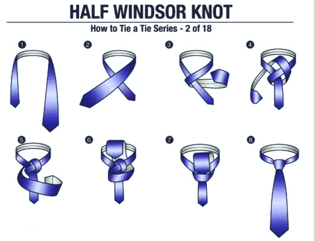 Cara Membuat Dasi Simpul Windsor Tradisional