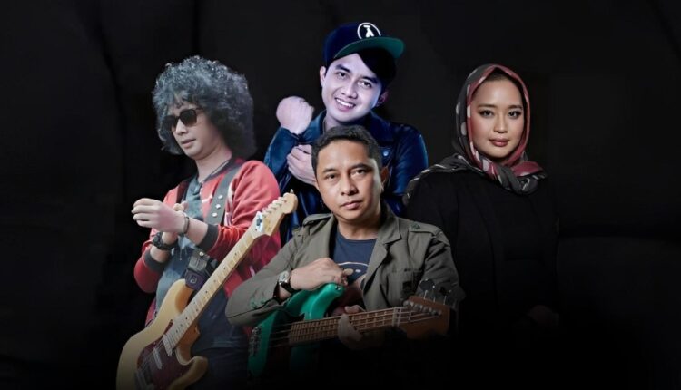 Bima Wp berkolaborasi dengan Tya Subiakto, Alex Kuple, dan Rendy Suryadi pada lagu Jejak Kegalauan. (Dok. Istimewa)