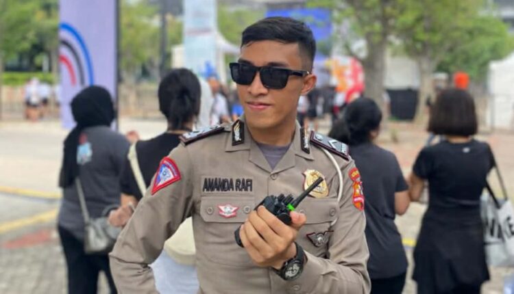 Bripda Ananda Rafi viral lewat konten edukasi tertib berlalu lintas, kini masuk jajaran artis Jwara Creative. (Dok. Istimewa)