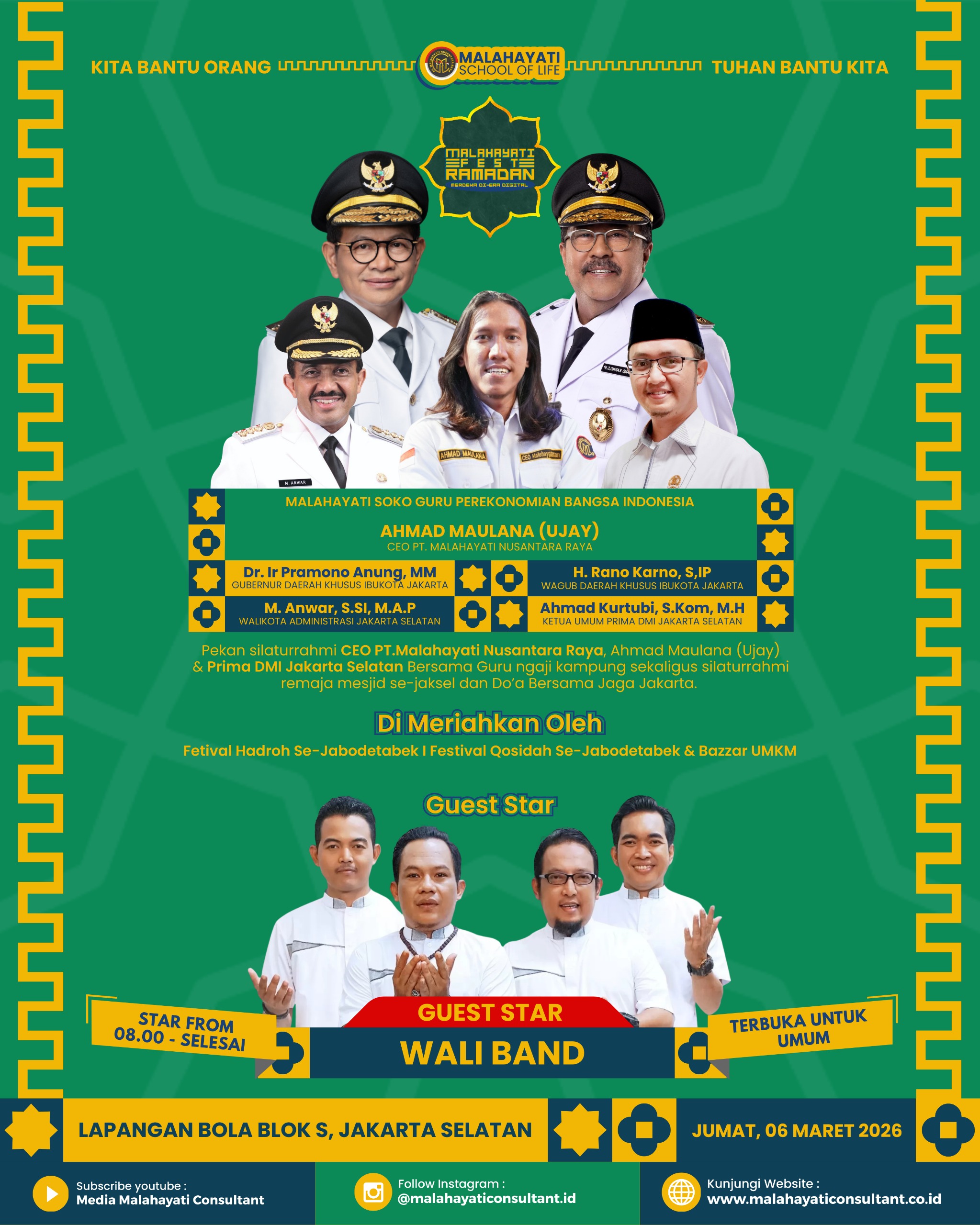 Wali Band Meriahkan Malahayati Fest Ramadhan