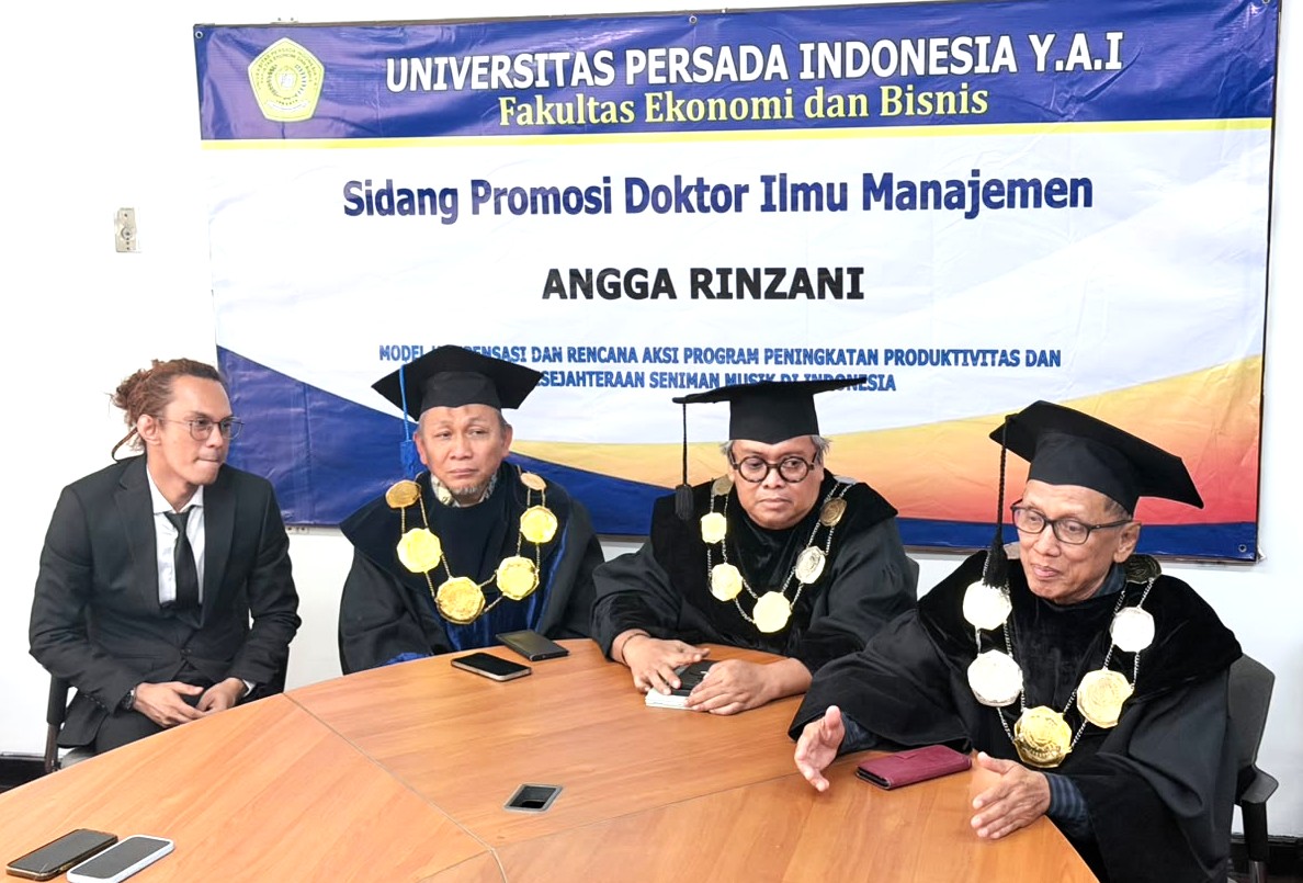 Angga The Potters Raih Gelar Doktor, Fokus Perjuangkan Hak dan Royalti Pencipta Lagu
